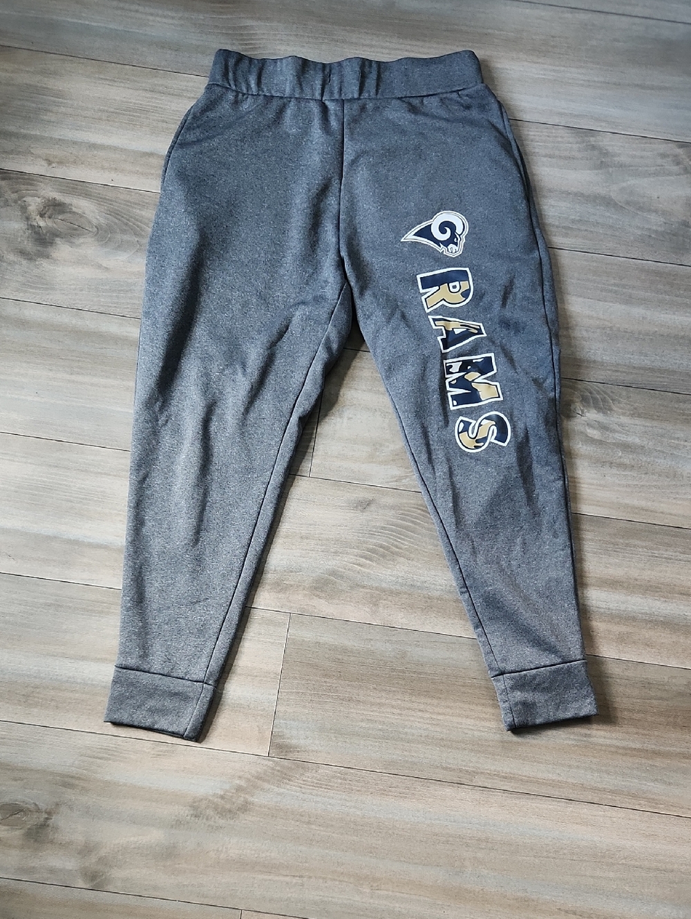 Gray Rams Sweatpants - Team Logo Joggers